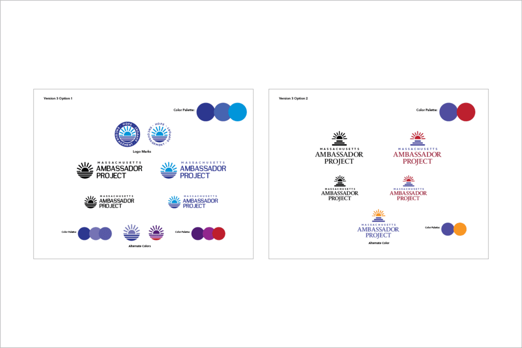 Ambassador Project logo design options